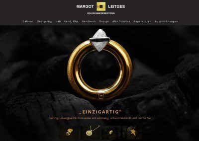 Projekt Margot Leitges | Logo-Herstellung, Fotoarbeiten und Websiteaufbau von BOHL Design & Kommunikation in Bitburg